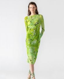 The Wave Dress in Neon Pearl Hildur Yeoman at Hildur Yeoman